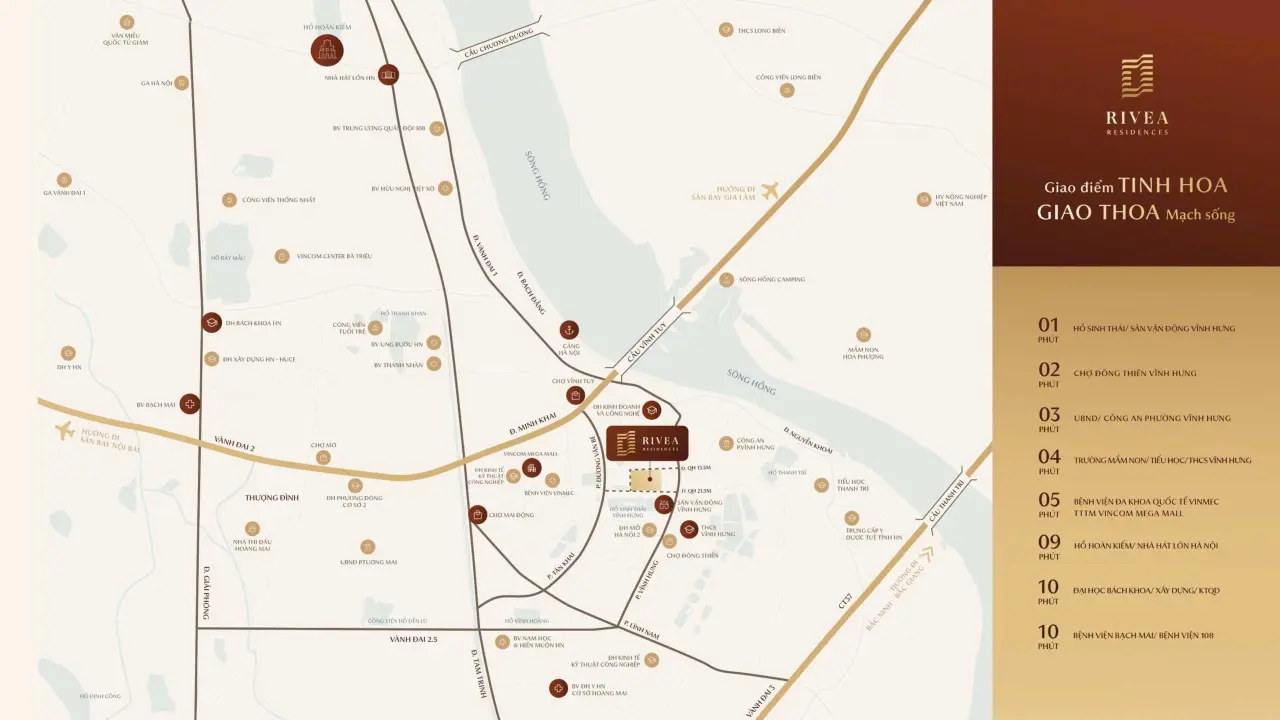 Rivea Residence – Biểu tượng sống mới tại Hoàng Mai