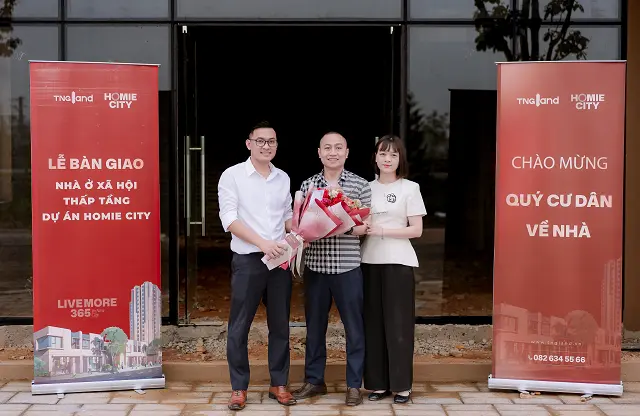 Bàn giao những căn NOXH đầu tiên tại Thái Nguyên