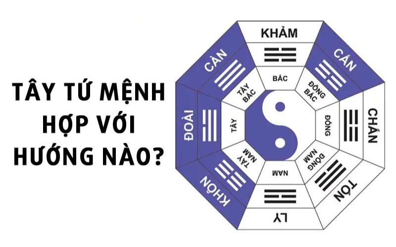 Người thuộc Tây Tứ Mệnh hợp mua nhà hướng nào?