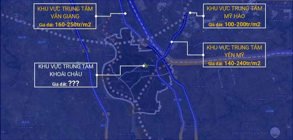 Tiềm năng tăng giá bất động sản Khoái Châu – Hưng Yên năm 2025