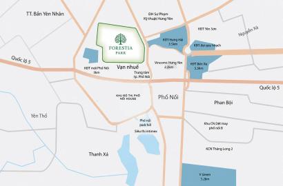 Vị Trí Forestia Park Phố Nối – Tâm Điểm Kết Nối, Đón Đầu Chu Kỳ Tăng Trưởng Phía Đông Hà Nội